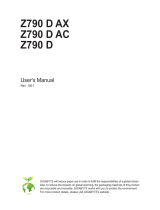 Gigabyte Z790 D AX Owner's manual