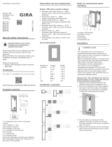 Gira 5521 00 User manual