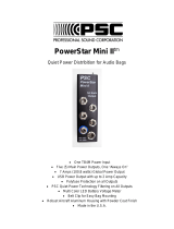 PSC PowerStar Mini II User manual