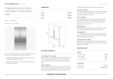 Fisher & Paykel RF610ADX5 User guide