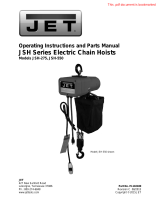 JET JSH-275-10 Owner's manual