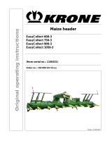 Krone BA EasyCollect 600-3/750-3/900-3/1050-3 Operating instructions