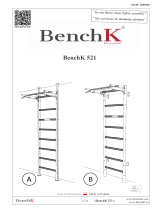 BenchK Country & Currency Settings Fitness-System "523B" Wall Bars Owner's manual