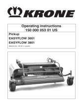 Krone BA EasyFlow 3001, EasyFlow 3801 Operating instructions