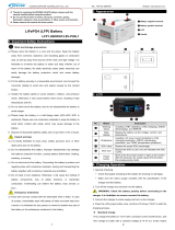 Epever 12.8V 100Ah Lithium Battery User manual