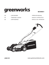 Greenworks 2507402-MO09B01 14''9A mower Owner's manual