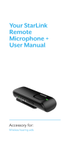 STARLINK Remote Microphone Plus Hearing Aid User manual