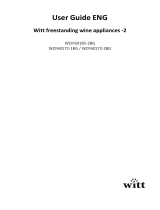 Witt WCIF60185-2BG wine cooler Owner's manual