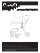 PawHut D00-191V00BK Assembly Instructions