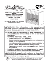 Duluth Forge Vent-Free Dual Fuel Fireplace Owner's manual