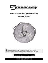 StrongwayWall-Mount Workstation Fan