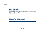 BCM Advanced Research BC680R User manual