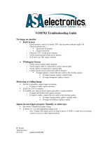ASA Electronics VOM73SNWIN User guide