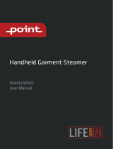 POINT POHS10PRO HÅNDHOLDT KLESDAMPER, BLÅ User manual