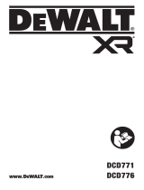 DeWalt DCD776D1T User manual