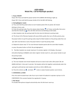 Porta Phone ULP16-RS User guide