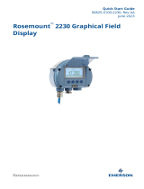 Rosemount 2230 Graphical Field Display Quick start guide