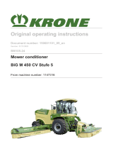Krone BA BiG M 450 CV Stufe 5 (BM105-24) Operating instructions