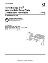 Graco 313830F, Ported Modu-Flo Intermediate Base Plate Component Assembly Operating instructions
