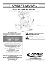 FIMCO Industries 3PT-110-6R-2BB Owner's manual