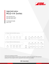 IDK MSD-V42U Command Guide