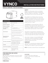 VYNCO 88PBD450 User manual