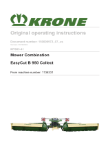 Krone BA EasyCut B 950 Collect (MT603-41) Operating instructions