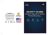 USA Toyz Gravity Globe Earth User manual
