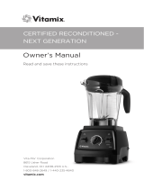 Vitamix Certified Reconditioned Next Generation Owner's manual