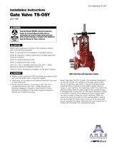 Ames Fire & Waterworks Gate Valve TS-OSY Installation guide