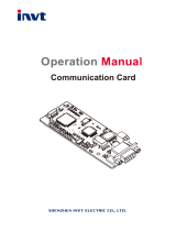 INVT Communication Card User manual