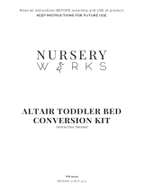 Babyletto Altair Acrylic Toddler Bed Conversion Kit User manual