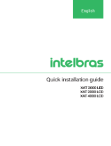 Intelbras XAT 4000 LCD Installation guide
