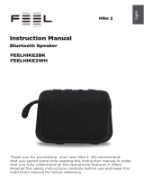 FEEL HIKE 2 BLUETOOTH HØYTTALER, HVIT Owner's manual