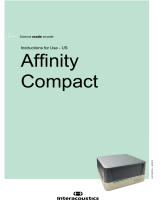 Interacoustics Affinity Compact Operating instructions