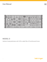Behringer Model D User manual