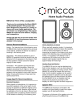 Micca MB42X G2 User manual