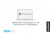 Lenovo IDEAPAD 3 CHROMEBOOK 15IJL6 8/128 GB 15,6" BÆRBAR PC Installation guide