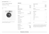 Fisher & Paykel WH7560J2 User guide