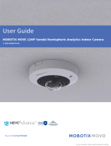 Mobotix MOVE 12MP Vandal Hemispheric Analytics Indoor Camera User guide