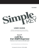 Car Keys Express FDTXA-3050 User guide