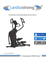 Cardiostrong FX90 Touch cross trainer Owner's manual