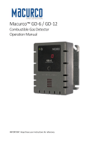 Macurco GD-12 User manual