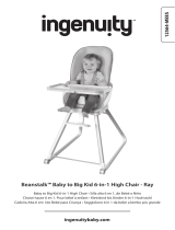 ingenuity Beanstalk Baby to Big Kid 6-in-1 High Chair - Ray Owner's manual