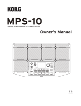 Korg MPS-10 Owner's manual