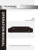 TEXONIC AX60 User manual