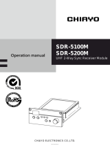 Chiayo SDR-5100-5200M User manual