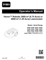 Toro Haven Robotic 1.25 Acre Lawn Mower User manual