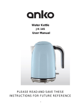 ANKO Water Kettle User manual