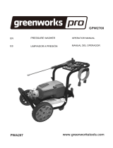 Greenworks P0801352-02 5108902 2700PSI Pressure Washer Owner's manual